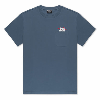 Nermal Loves Pocket Tee (Slate) - Ripndip