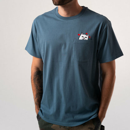 Nermal Loves Pocket Tee (Slate) - Ripndip
