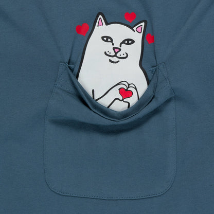 Nermal Loves Pocket Tee (Slate) - Ripndip