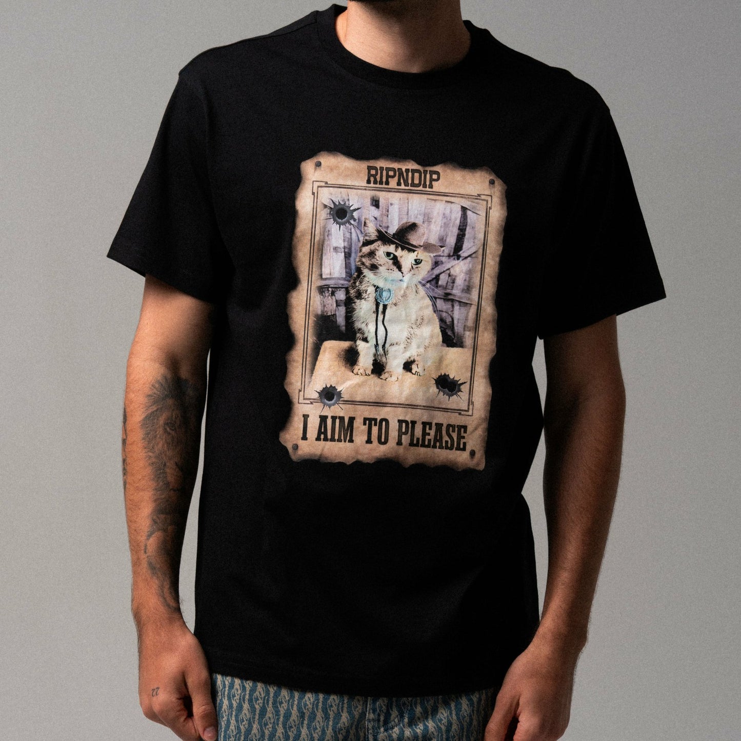 Most Wanted Tee (Black) - Ripndip