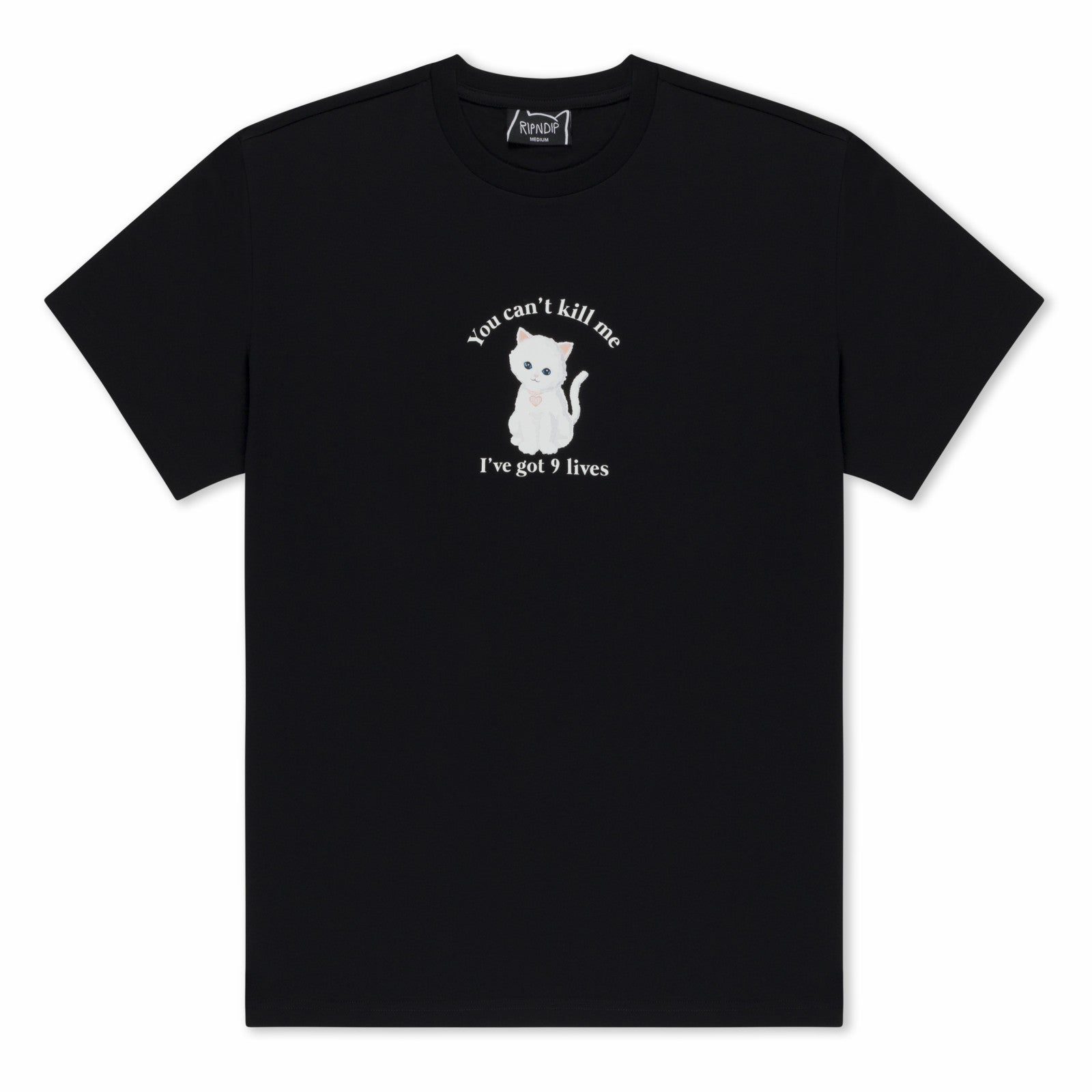 9 Lives Tee (Black) - Ripndip