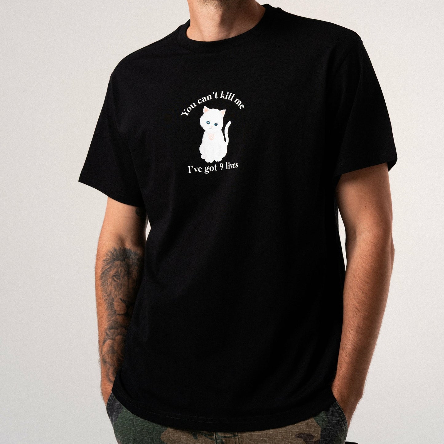 9 Lives Tee (Black) - Ripndip