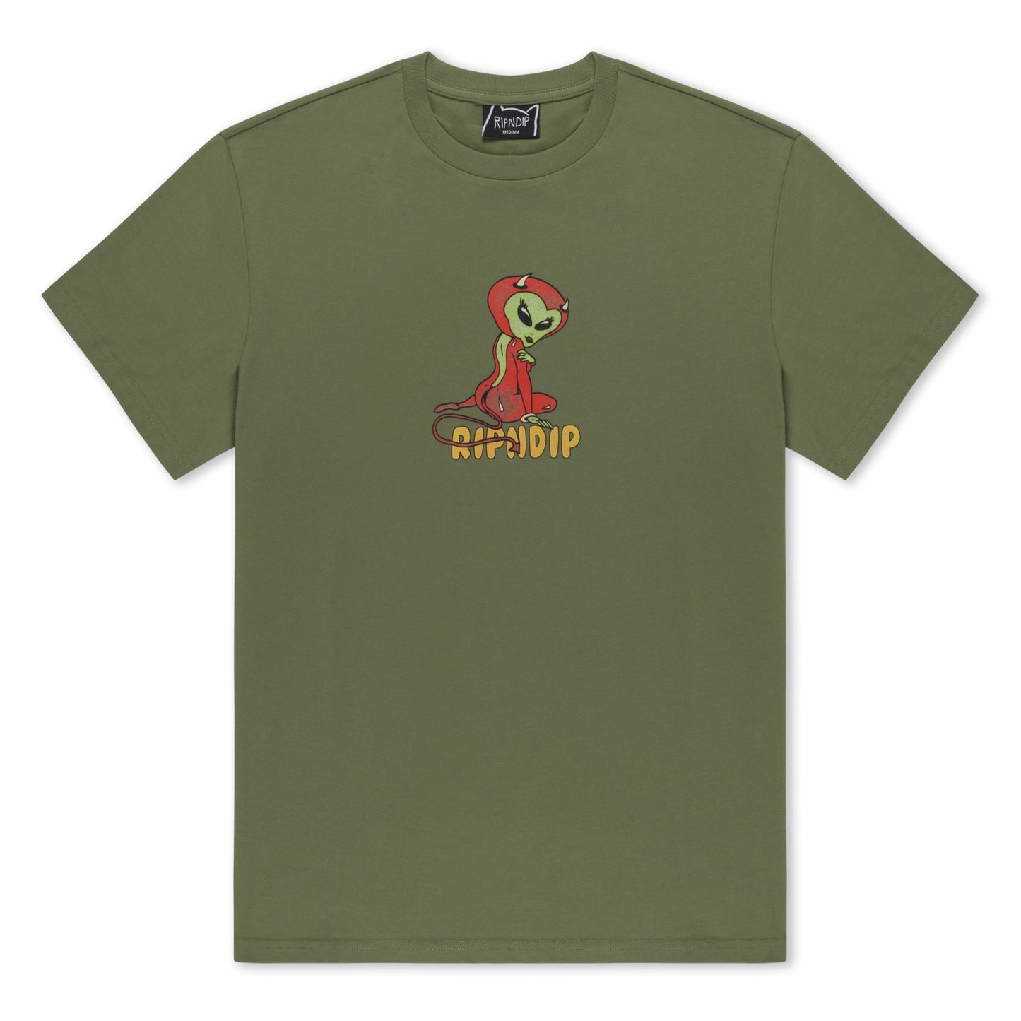 Devil Alien Tee (Dusty Forest) - Ripndip