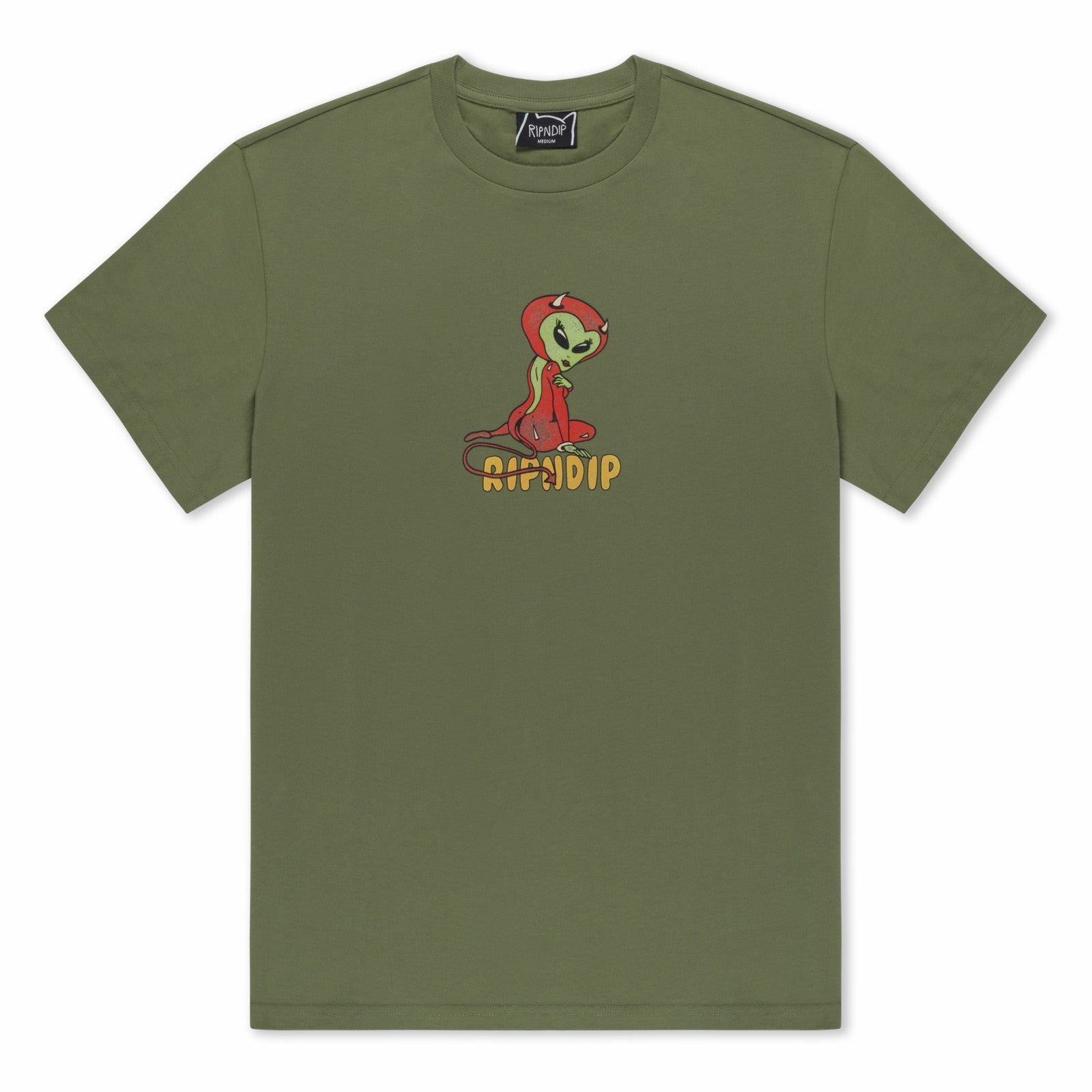 Devil Alien Tee (Dusty Forest) - Ripndip