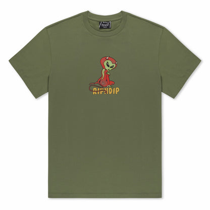 Devil Alien Tee (Dusty Forest) - Ripndip