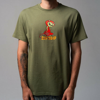 Devil Alien Tee (Dusty Forest) - Ripndip