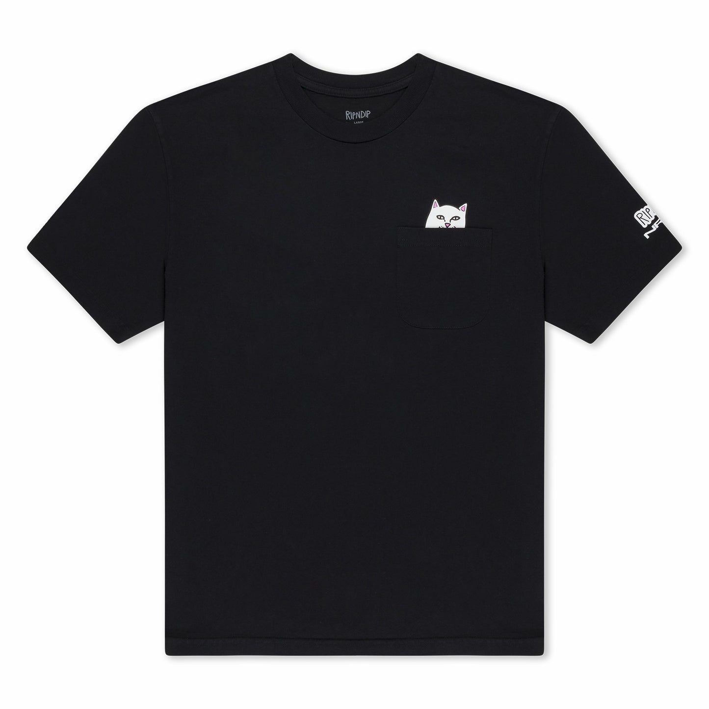 Ripndip x NRG Lord Nermal Pocket Tee (Black) - Ripndip
