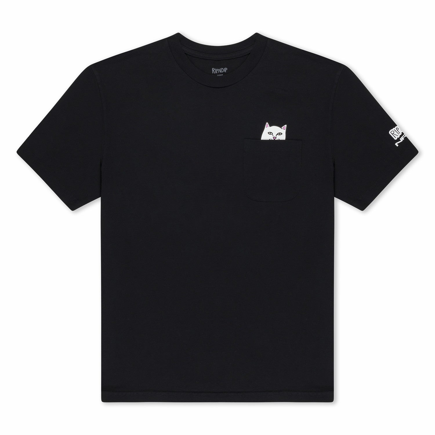 Ripndip x NRG Lord Nermal Pocket Tee (Black) - Ripndip