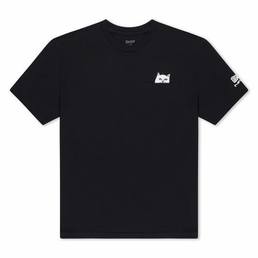 Ripndip x NRG Lord Nermal Pocket Tee (Black) - Ripndip