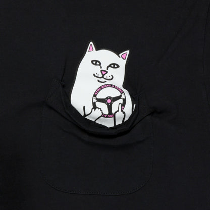 Ripndip x NRG Lord Nermal Pocket Tee (Black) - Ripndip