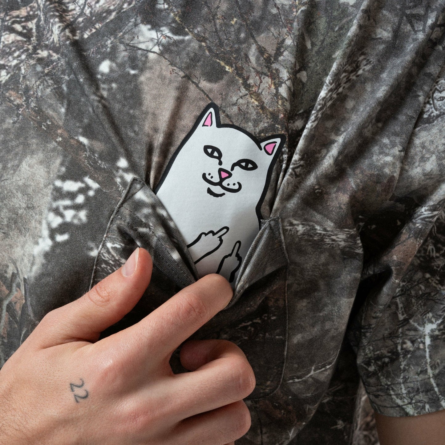 Lord Nermal Pocket Tee (Nerm Tree Camo) - Ripndip