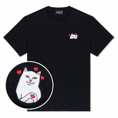 Nermal Loves Pocket Tee (Black) - Ripndip