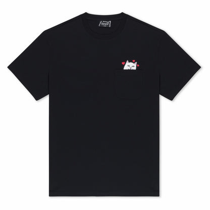 Nermal Loves Pocket Tee (Black) - Ripndip