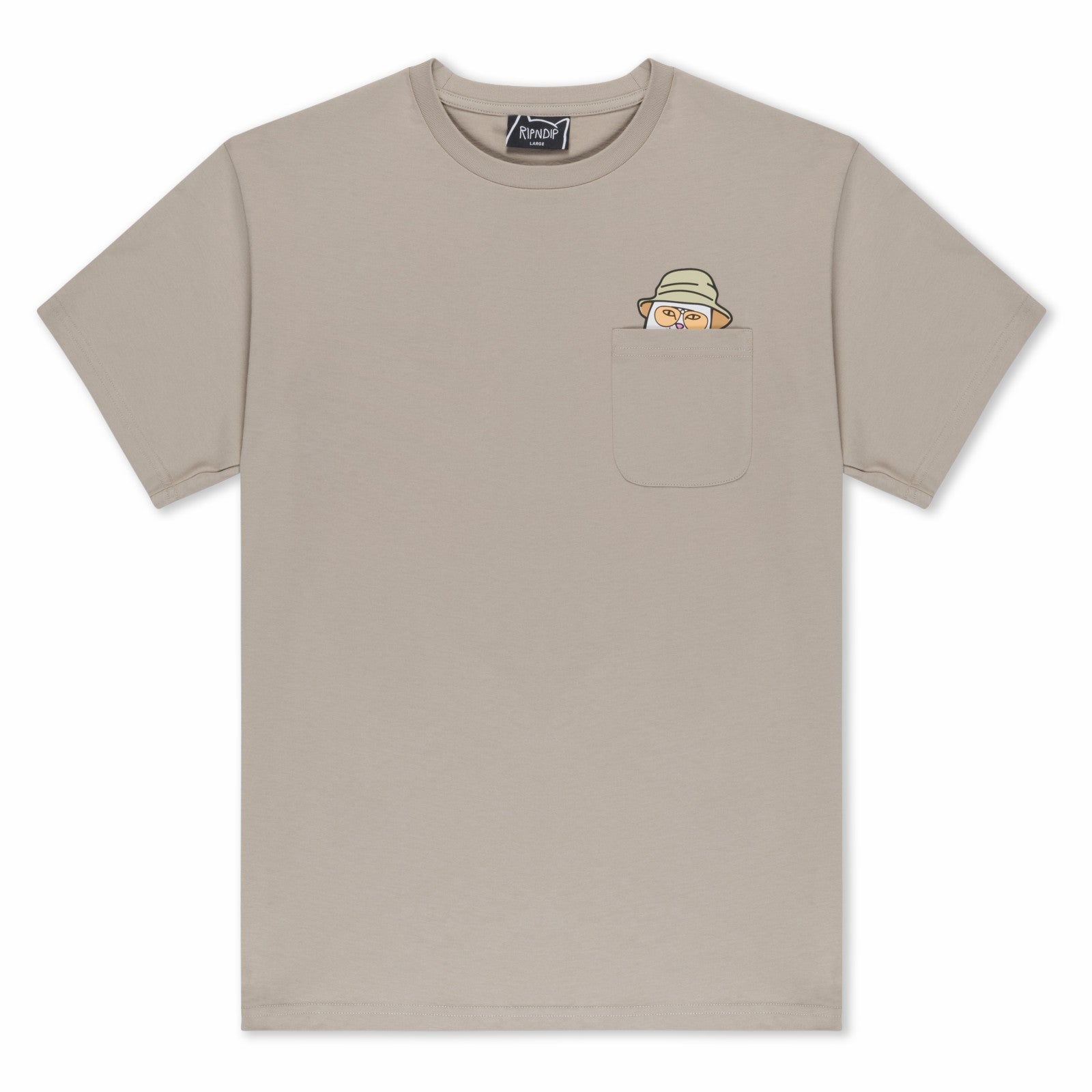 Nermal S Thompson Pocket Tee (Tan) - Ripndip