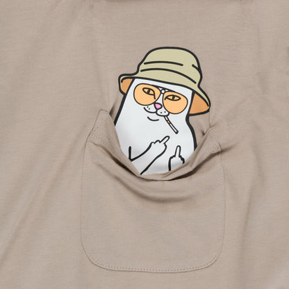 Nermal S Thompson Pocket Tee (Tan) - Ripndip