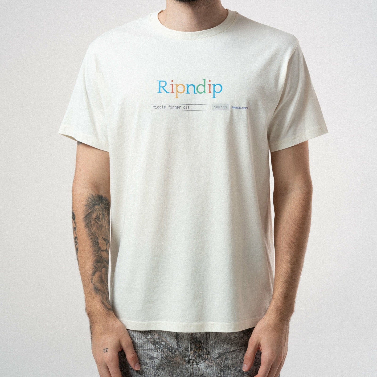 A Bird Tee (Bone) - Ripndip