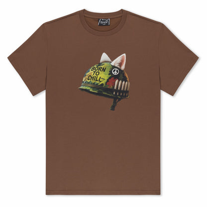 Born To Chill Tee (Brown) - Ripndip