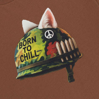 Born To Chill Tee (Brown) - Ripndip