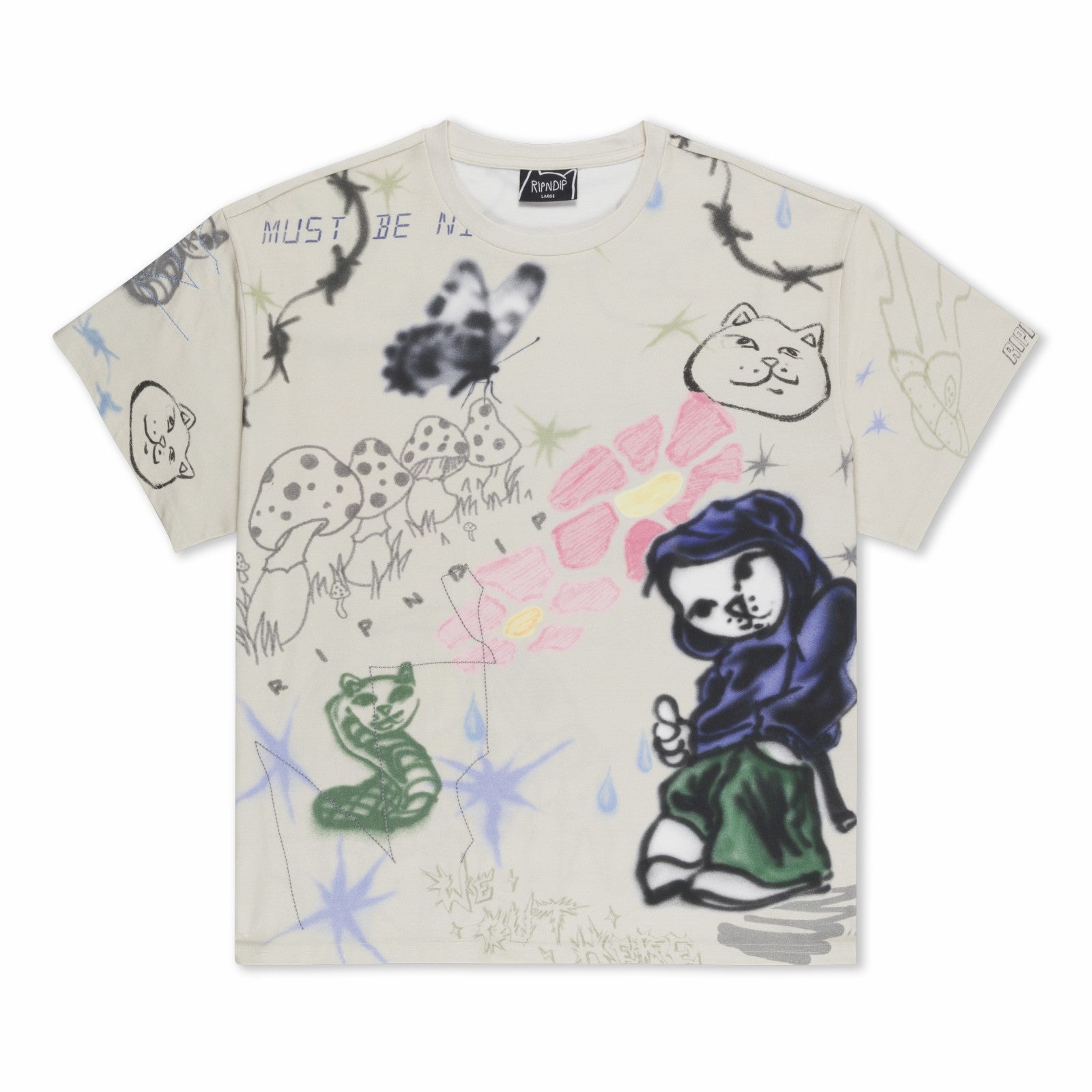 Goosebumps Tee (Bone) - Ripndip