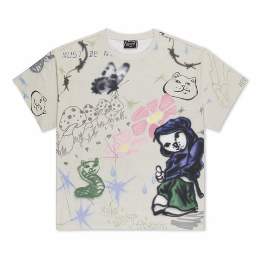 Goosebumps Tee (Bone) - Ripndip