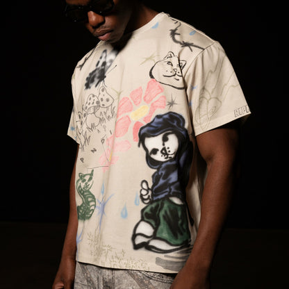 Goosebumps Tee (Bone) - Ripndip
