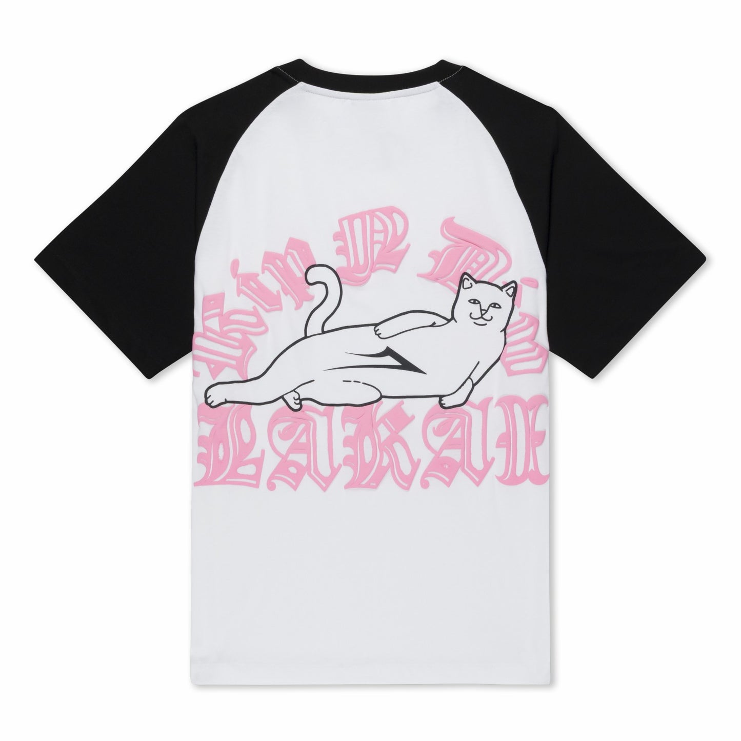 Lakai + Ripndip Raglan Pocket Tee (White/Black) - Ripndip