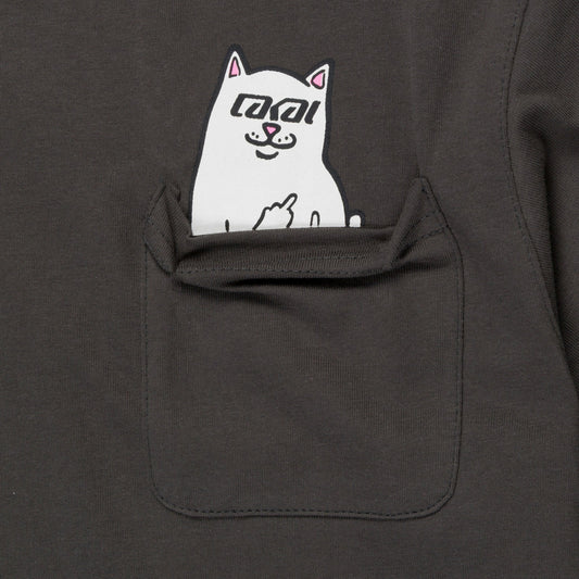 Lakai + Ripndip Lord Nermal Pocket Tee (Dark Gray) - Ripndip