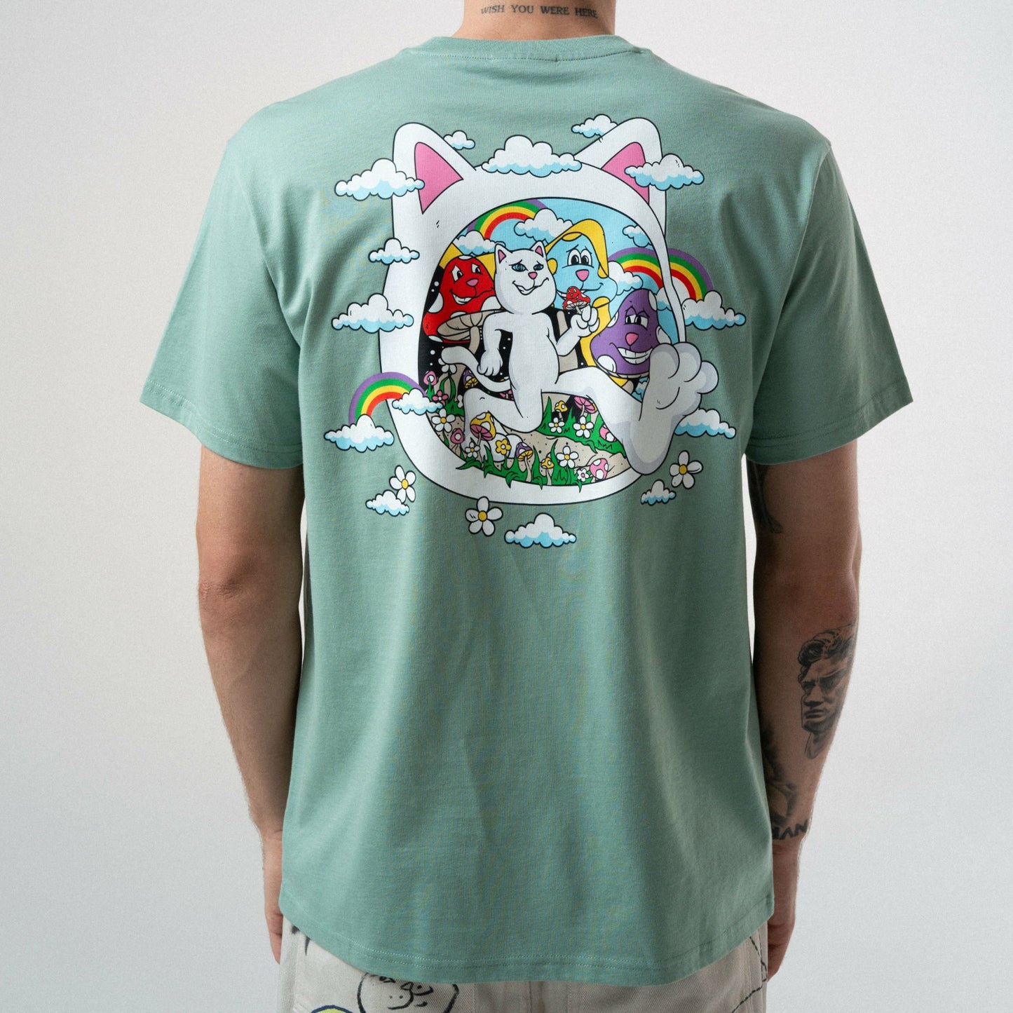 Heaven To Me Tee (Pine) - Ripndip