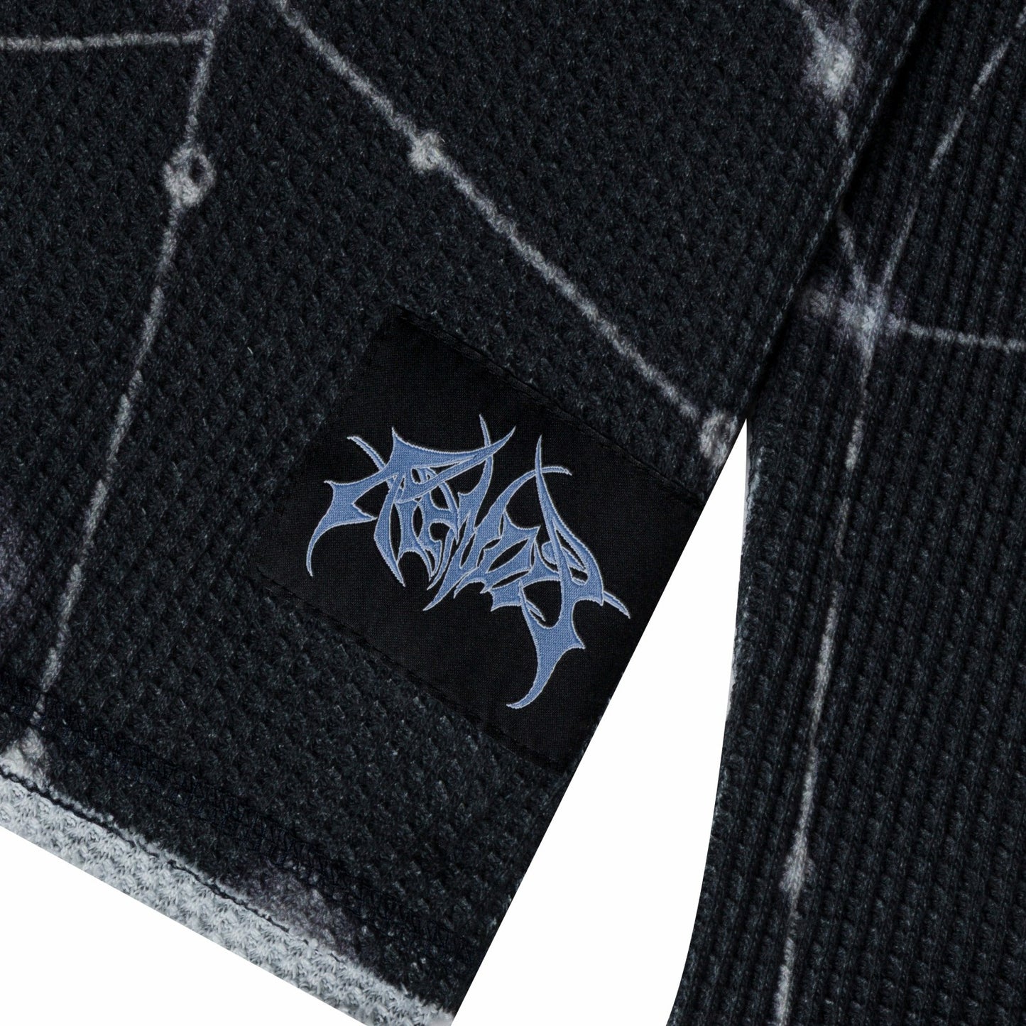 Redemption Waffle Knit Long Sleeve (Black) - Ripndip