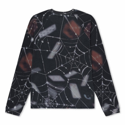 Redemption Waffle Knit Long Sleeve (Black) - Ripndip
