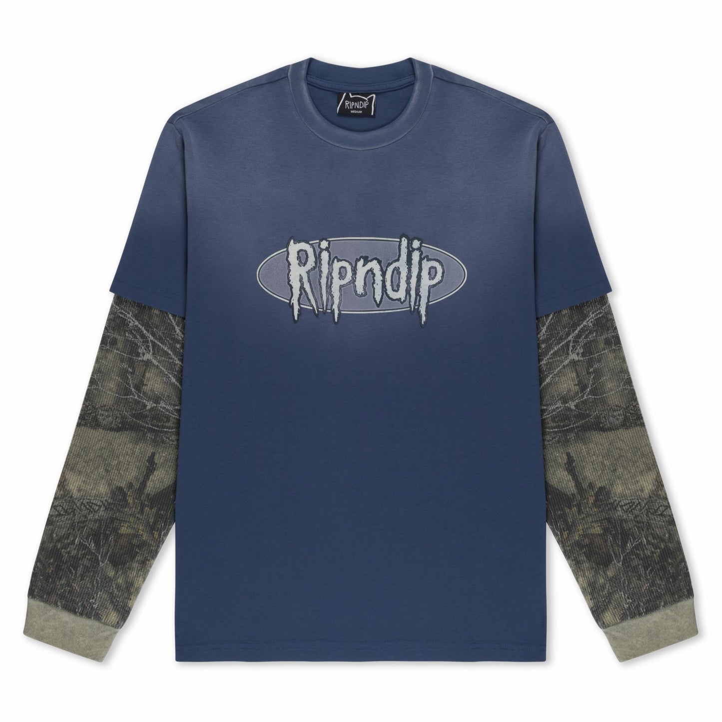 Sic Double Long Sleeve (Slate / Camo) - Ripndip