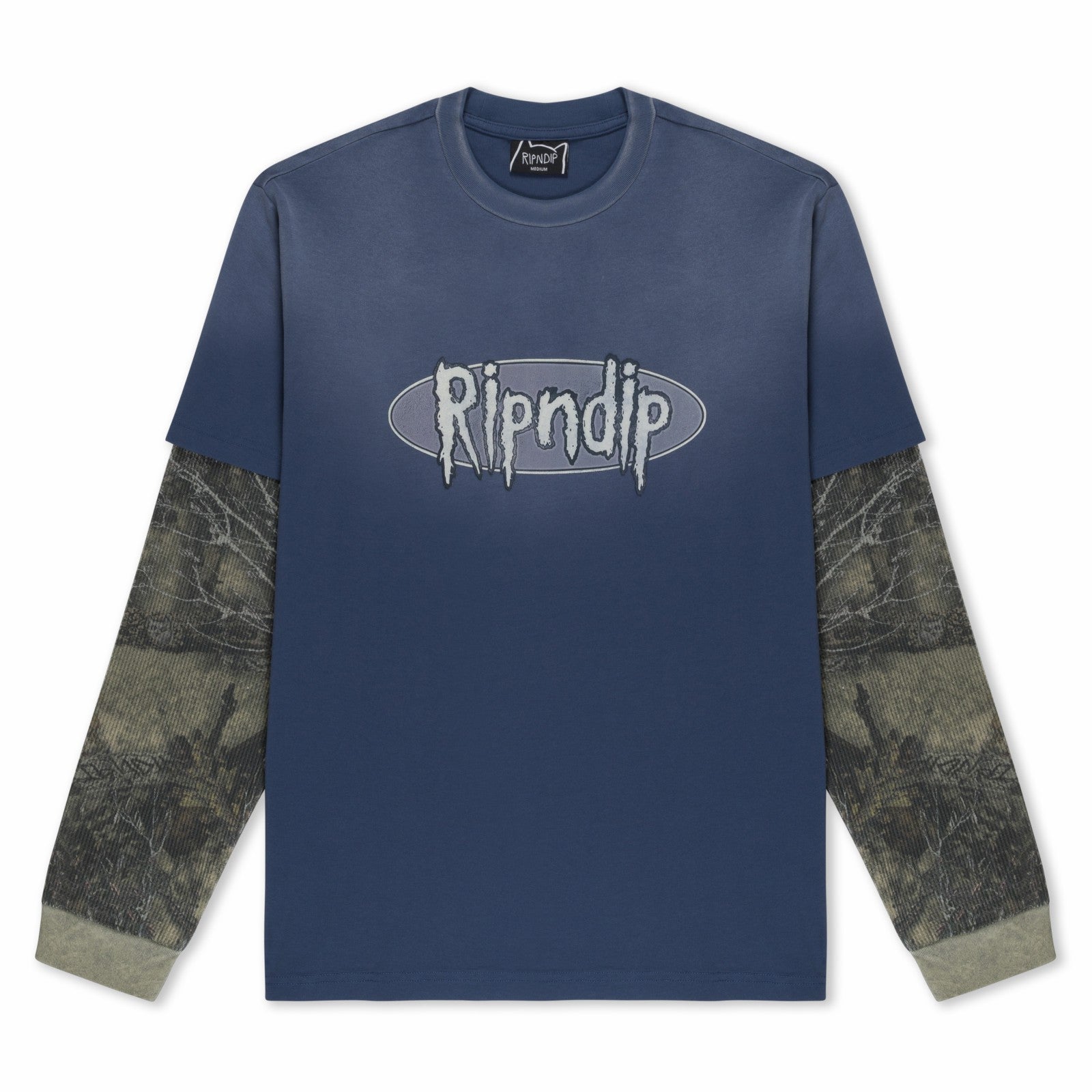 Sic Double Long Sleeve (Slate / Camo) - Ripndip