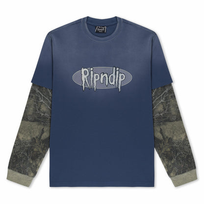 Sic Double Long Sleeve (Slate / Camo) - Ripndip