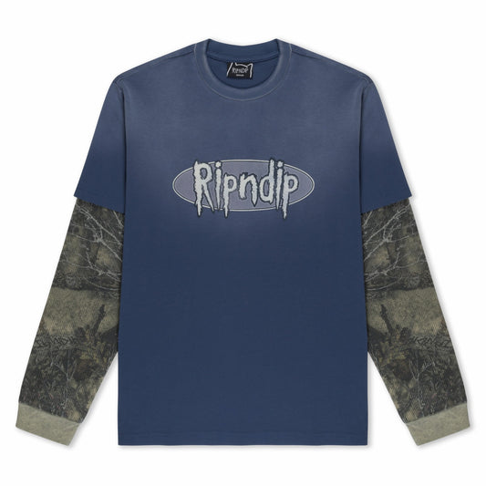Sic Double Long Sleeve (Slate / Camo) - Ripndip