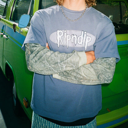 Sic Double Long Sleeve (Slate / Camo) - Ripndip
