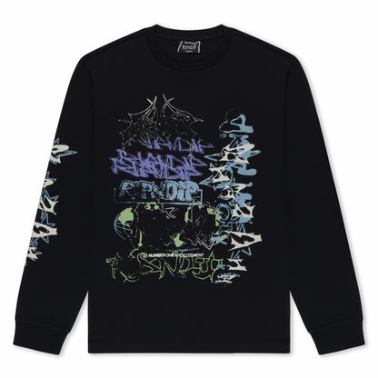 World Wide Madness Long Sleeve (Black) - Ripndip