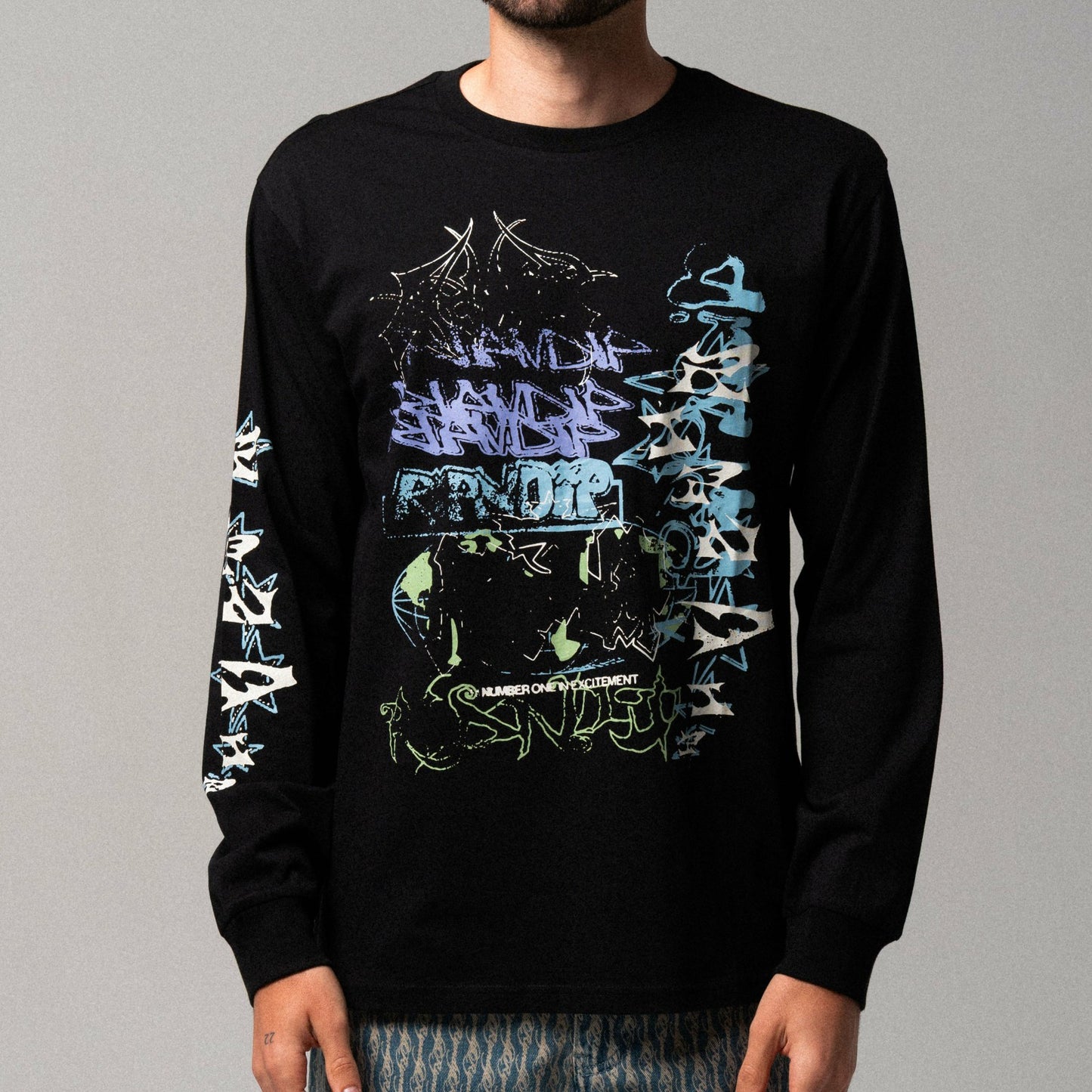 World Wide Madness Long Sleeve (Black) - Ripndip