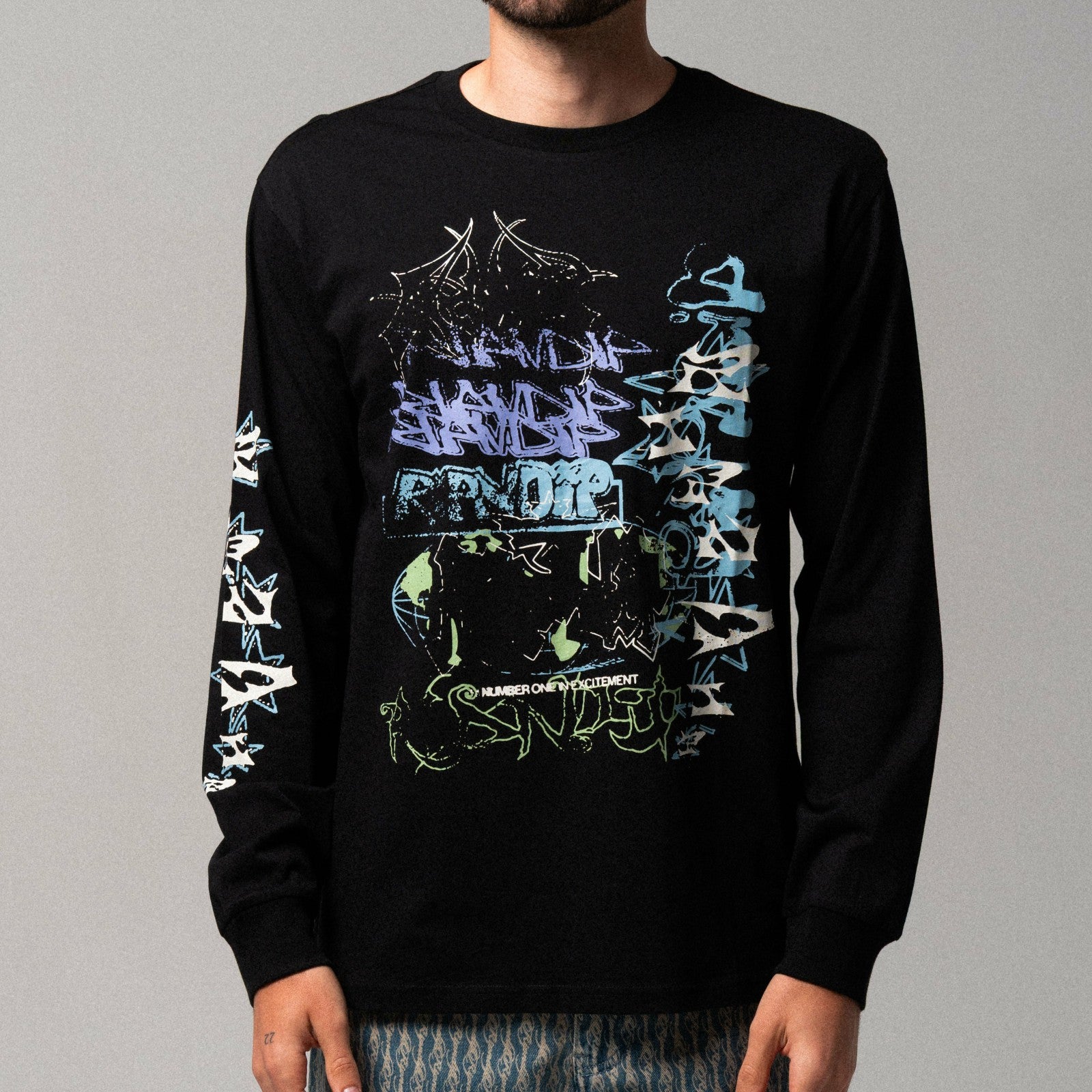World Wide Madness Long Sleeve (Black) - Ripndip