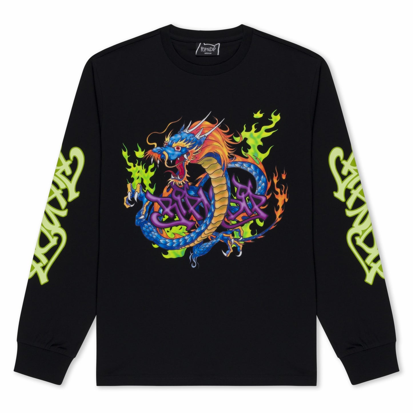 Dragonology Long Sleeve (Black) - Ripndip