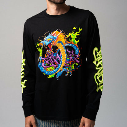 Dragonology Long Sleeve (Black) - Ripndip