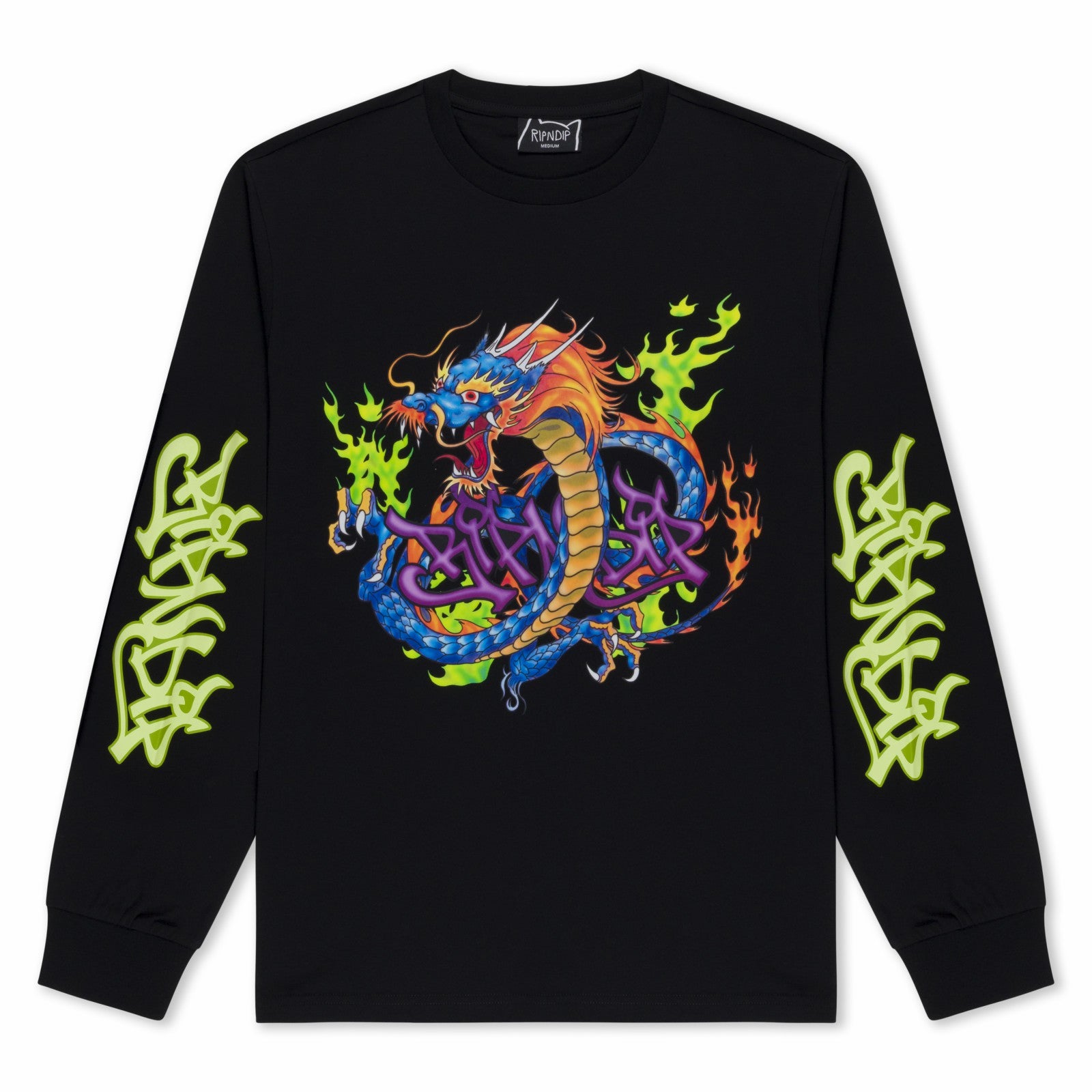 Dragonology Long Sleeve (Black) - Ripndip