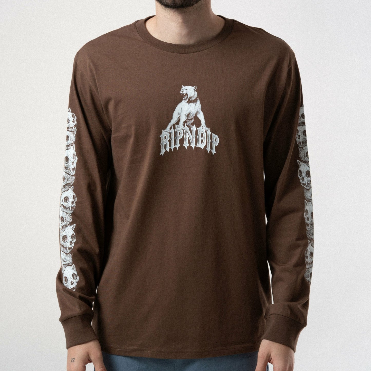 Wasteland Long Sleeve (Brown) - Ripndip