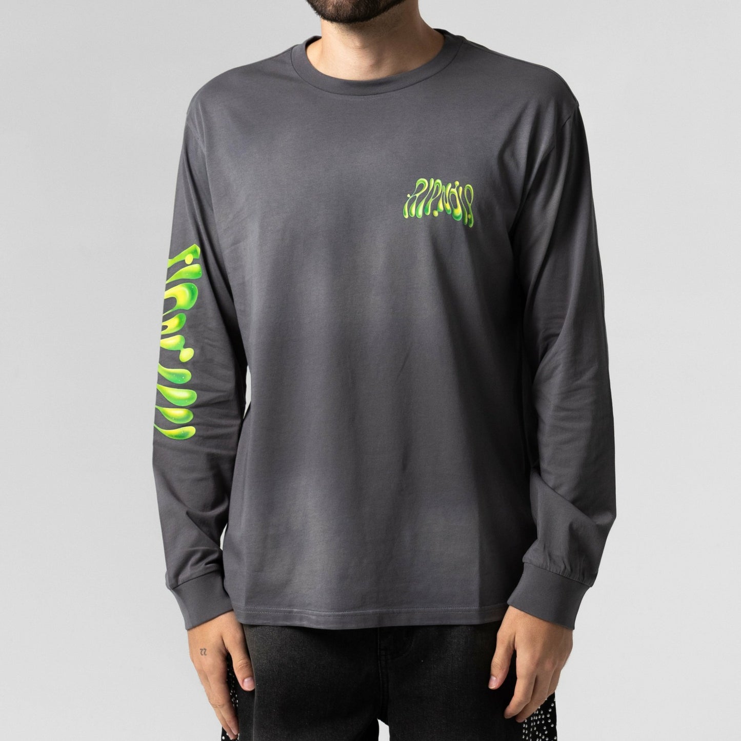 Lava Lamp LS (Charcoal Vintage Wash) - Ripndip