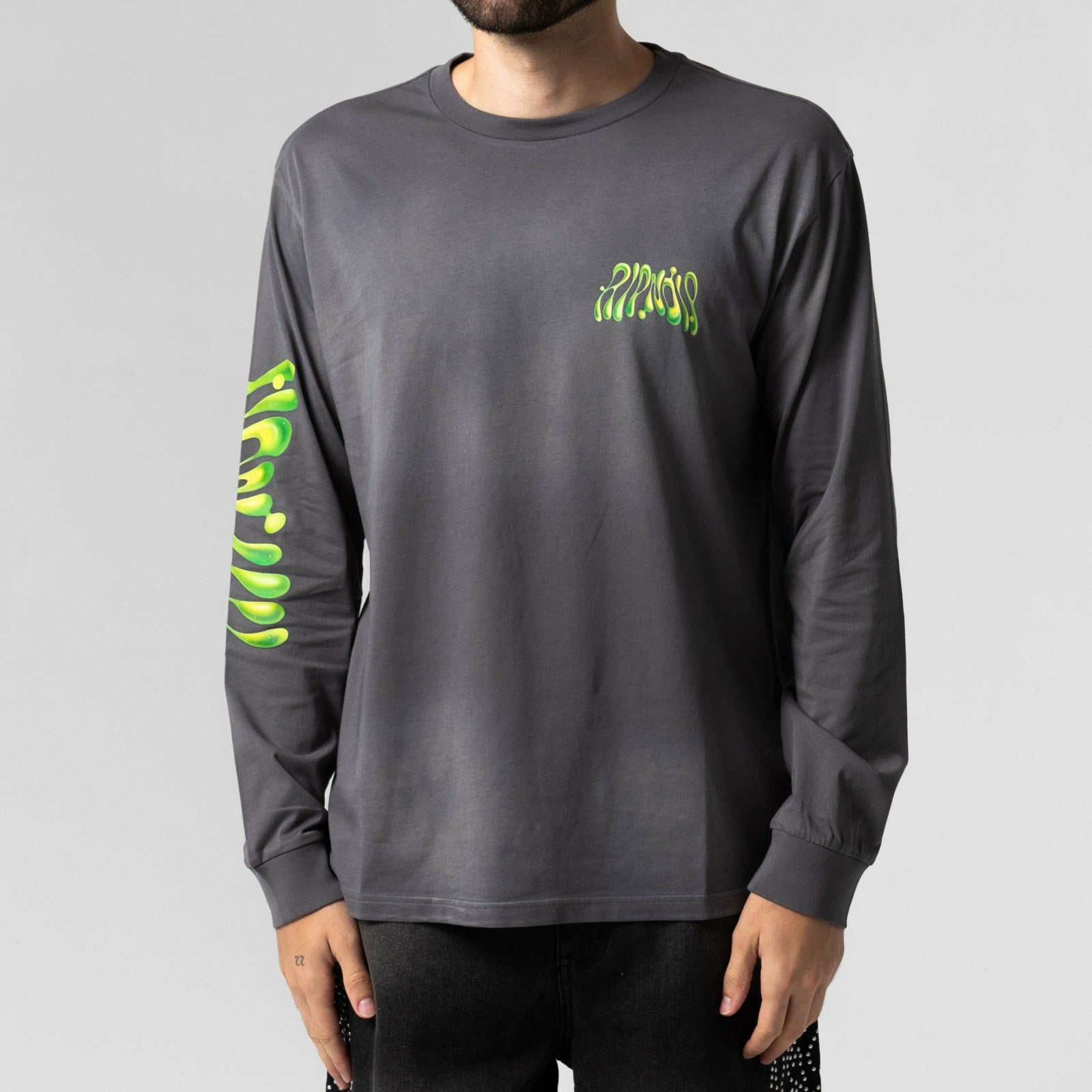 Lava Lamp LS (Charcoal Vintage Wash) - Ripndip