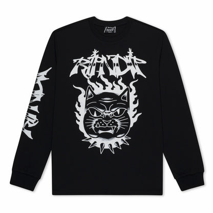 The Happiest Cat LS (Black) - Ripndip