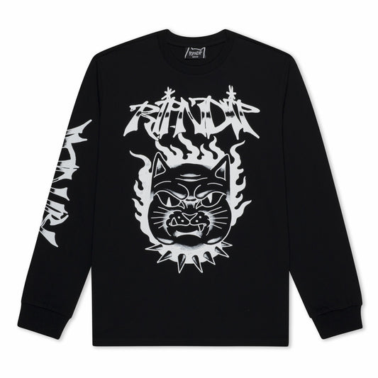 The Happiest Cat LS (Black) - Ripndip