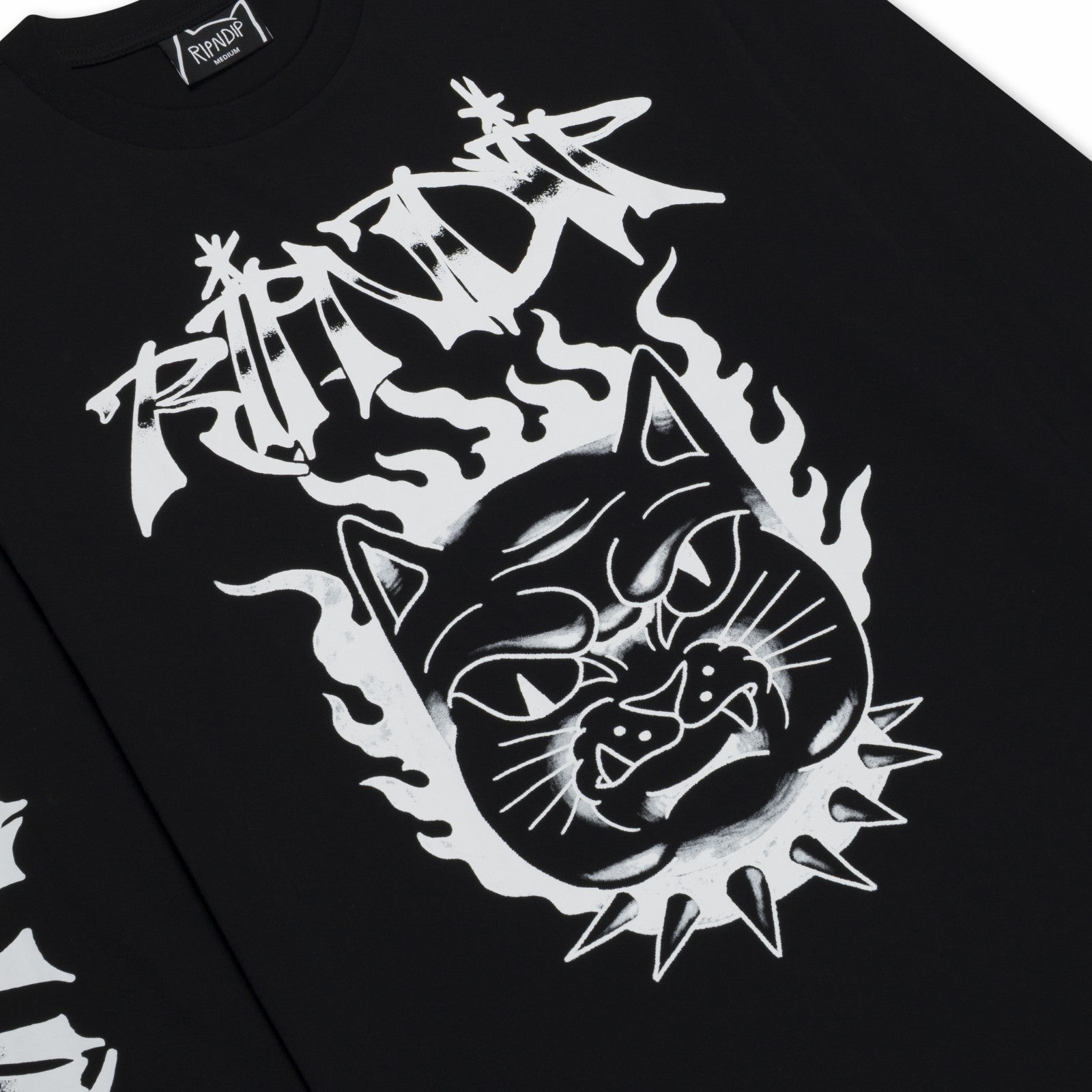 The Happiest Cat LS (Black) - Ripndip