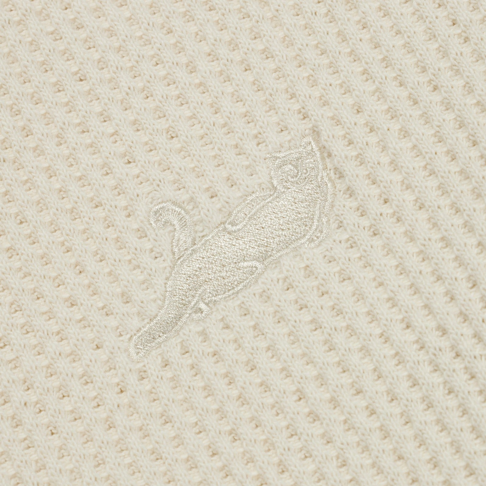 Castanza Waffle Knit Long Sleeve (Off-White) - Ripndip