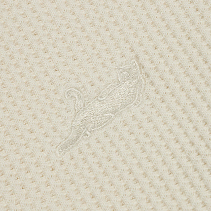 Castanza Waffle Knit Long Sleeve (Off-White) - Ripndip