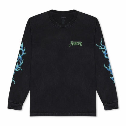 Squabble Up Long Sleeve (Black Wash) - Ripndip